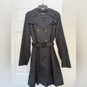 Vintage Black DKNY Trenchcoat - Woman’s Size XL